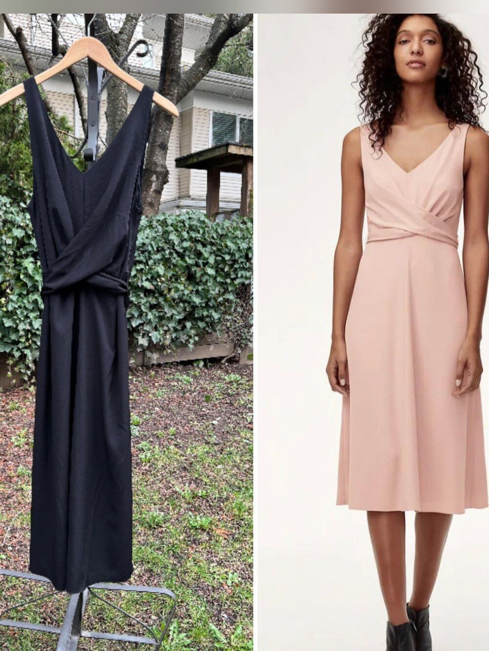 Wilfred Sleeveless Midi Wrap dress Sz M & L - Picture 2 of 16